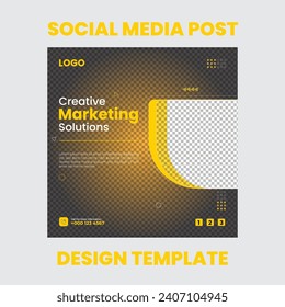 Social Media Post Design Template for Business