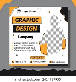 social media post design template.