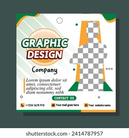 social media post design template.