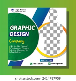 social media post design template.