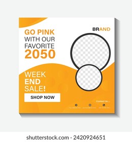 social media post design template