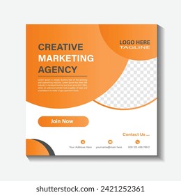 social media post design template