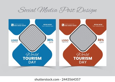 Social media post design template