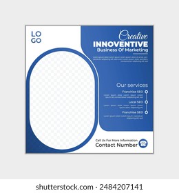 Social media post design template