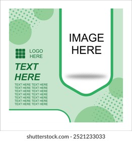 Social media post design template set for fashion sale. Suitable for social media, flyers, banners, and web internet ads. Eps 10.