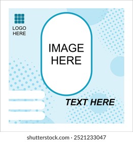 Social media post design template set for fashion sale. Suitable for social media, flyers, banners, and web internet ads. Eps 10.