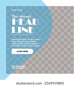 Social media post design template
