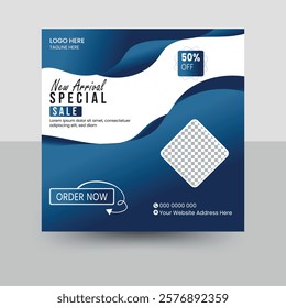 social media post design template