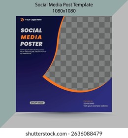 Plantilla de diseño de publicaciones en redes sociales