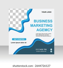 Social media post design template