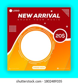 Social Media Post Design Vector Template