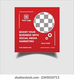 SOCIAL MEDIA POST DESIGN VECTOR