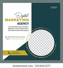 Social media post for digital marketing agency 
