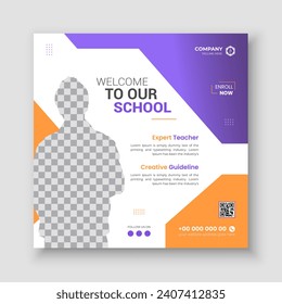 Social media post and Dream house real estate social House Madical furniture abstract or signage stand banner design template