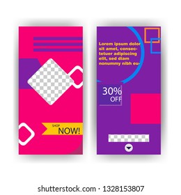 social media post with event template banner concept creative