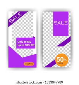 social media post with event template banner concept creative