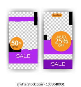 social media post with event template banner concept creative