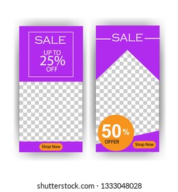 social media post with event template banner concept creative