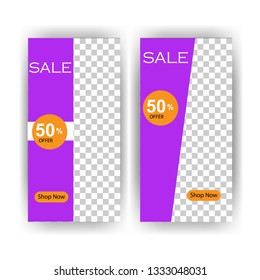 social media post with event template banner concept creative