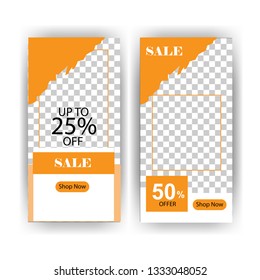 social media post with event template banner concept creative