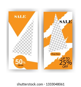 social media post with event template banner concept creative