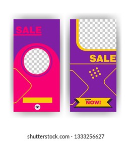 social media post with event template banner concept creative