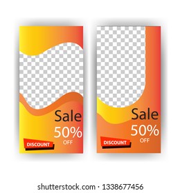 social media post with event template banner concept creative