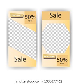 social media post with event template banner concept creative