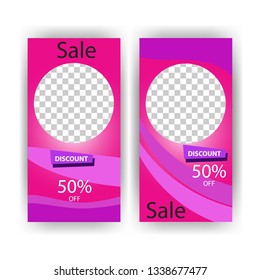 social media post with event template banner concept creative
