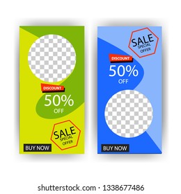 social media post with event template banner concept creative