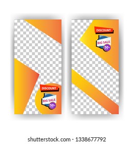 social media post with event template banner concept creative