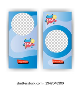 social media post with event template banner concept creative