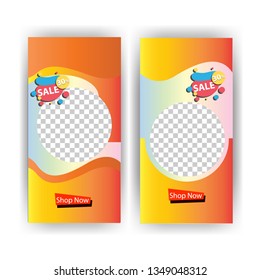 social media post with event template banner concept creative