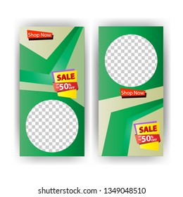 social media post with event template banner concept creative