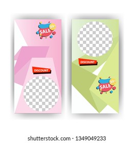 social media post with event template banner concept creative