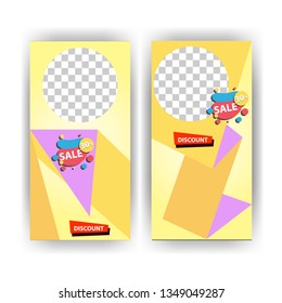 social media post with event template banner concept creative