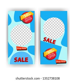 social media post with event template banner concept creative