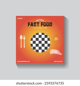 Social Media Post and Food menu