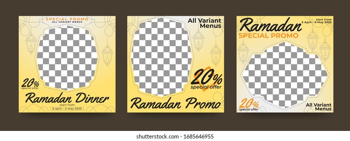 Social Media Post Food Promotion for Ramadan Event