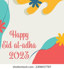 Social media post happy eid al adha mubarak 2023