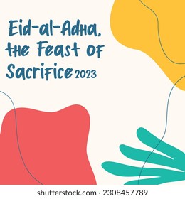 Social media post happy eid al adha mubarak 2023