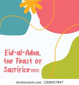 Social media post happy eid al adha mubarak 2023