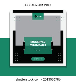 social media post for home interior design with furniture
