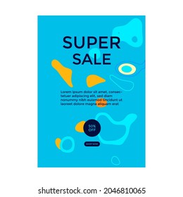 SOCIAL MEDIA POST ILLUSTRATION. FASHION SALE PROMOTION  DESIGN. TEMPLATE BACKGROUND COVER VECTOR