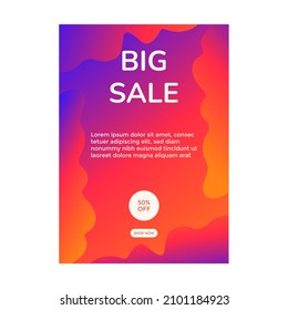 SOCIAL MEDIA POST ILLUSTRATION. FASHION SALE PROMOTION  DESIGN. TEMPLATE BACKGROUND COVER VECTOR