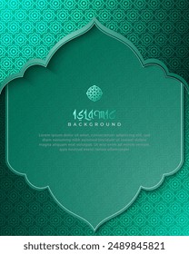 Social Media Post Islamic background with creative blank space
