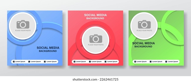 social media post layout design