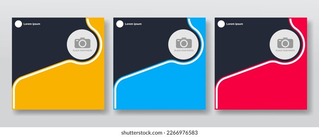social media post layout design