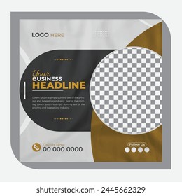 Social Media Post Layout Innovatives Farbschema und fantasievolles Design mit kreativem Hintergrund
