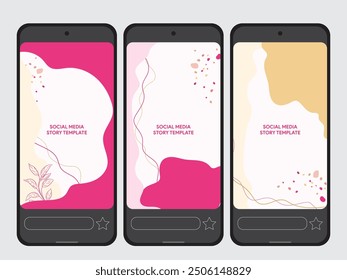 Social media post memphis style template design